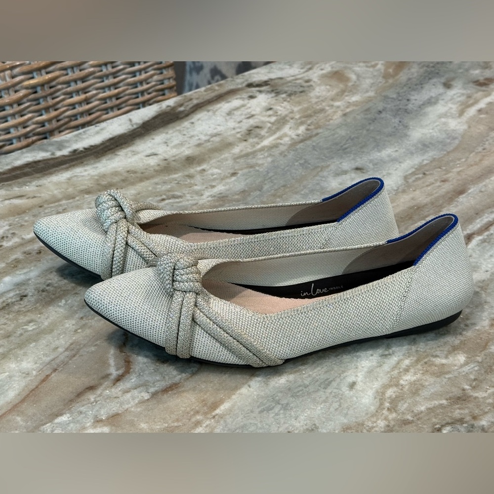 Women’s ROTHY’S The Point II- Diamond Metallic. Size 11 - Picture 5 of 8